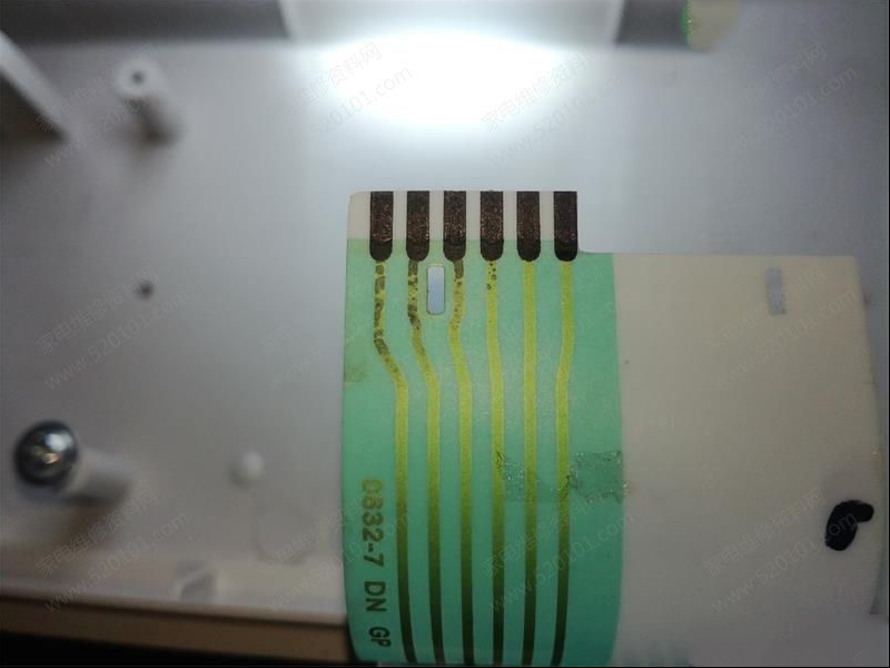 微波炉薄膜按键的修复过程（图）