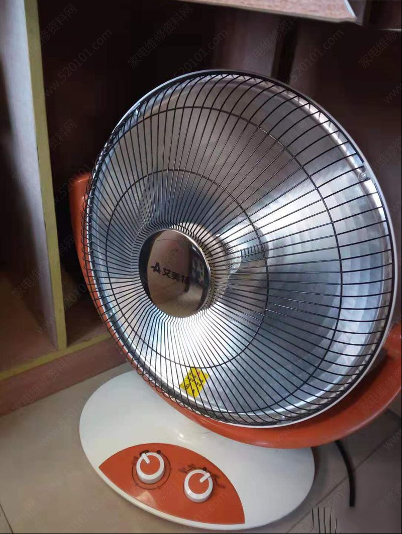 艾美特取暖器600W加热档无法使用的检修思路