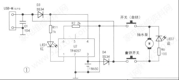 便携式桶装水抽水器不抽水的故障检修