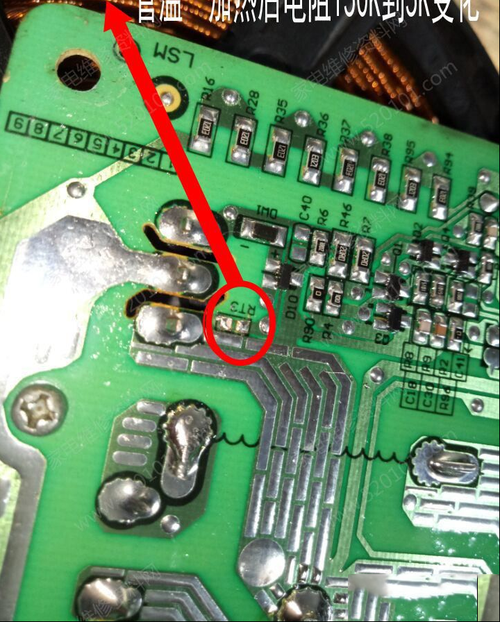 美的C21-FK2101电磁炉出现E6故障代码的检修