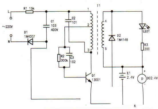 RIWEI日威RSC-203充电式剃绒器电路原理分析