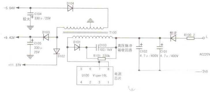 金羚XQG80-12VD滚筒洗衣机不通电的检修思路