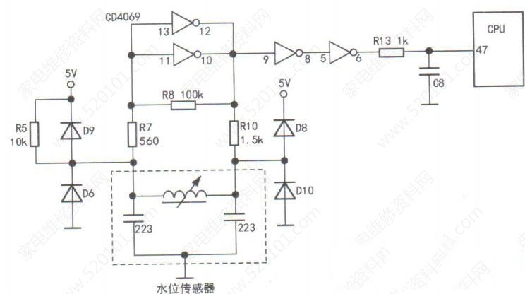 美的MG80-1431WDXG滚筒洗衣机不开机的检修思路