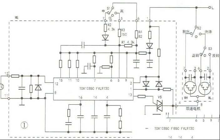滚筒洗衣机电机调速原理与检修思路