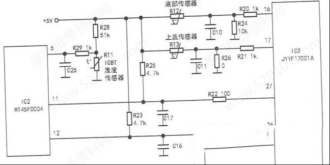松桥MRC-IH0415YY电饭锅显示E9代码的检修思路