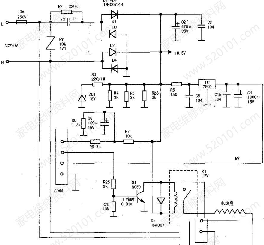 苏泊尔CYSB40YC1-90电压力锅操作失灵的检修思路