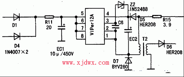 德昕TS-388A型电磁炉整机不工作