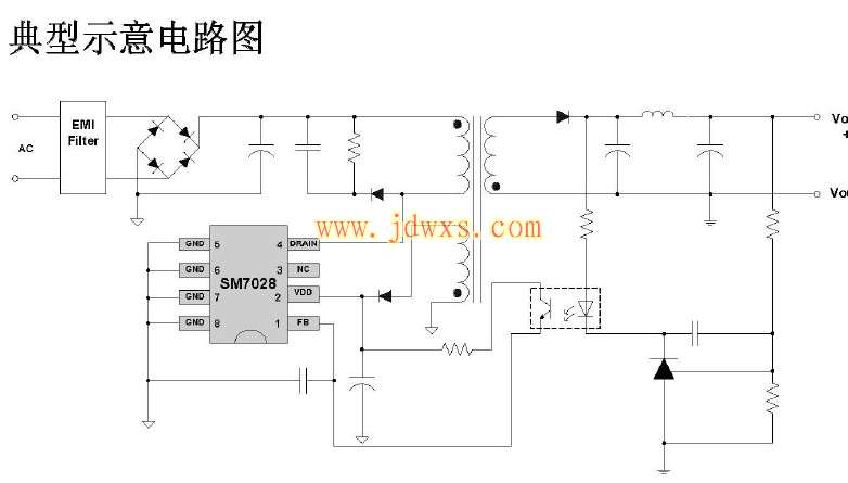 美的RH2102电磁炉SM7028的代换维修
