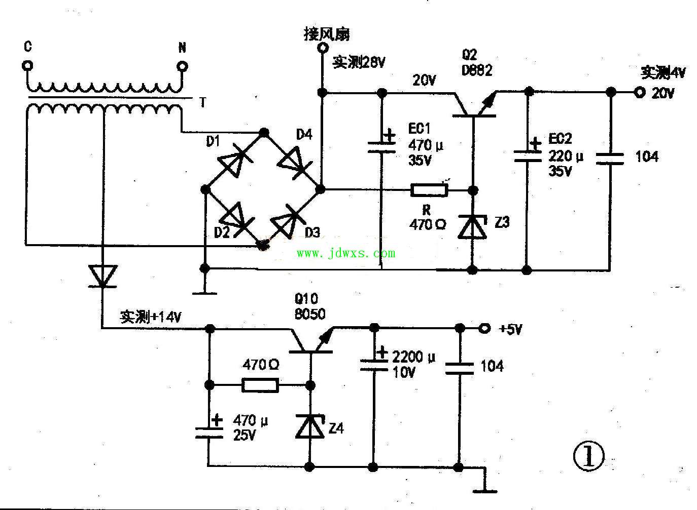 九阳jYC-19ASB电磁炉开机显示E0的检修思路