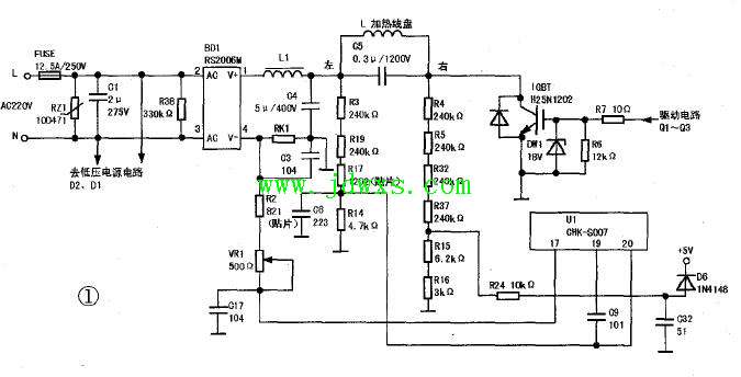 美的020-S份2040 型电磁炉多发故障给析检修