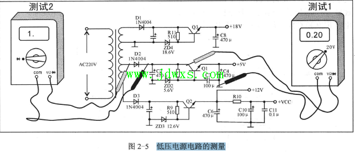 小天鹅TE-1908G 型电磁炉低压开关电源中的整流二极管异常引起通电无反应