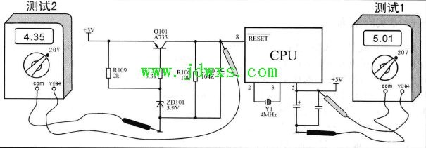 华帝NS22C/ND20E型电磁炉CPU没有工作电容坏