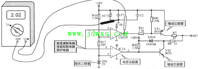 美的PF16JA 型电磁炉驱动电路异常引起通电无反应、熔断器烧坏