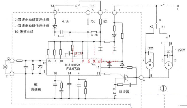 小鸭滚筒洗衣机两种调速电路分析