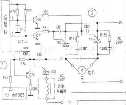 海棠XQB42-1全自动洗衣机波轮转动后仍在进水