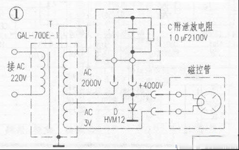 格兰仕WP700型微波炉一股焦臭味的检修（图）