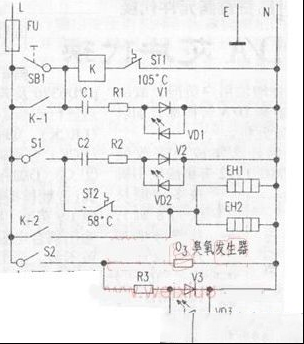 格力消毒柜电路原理简介（图）