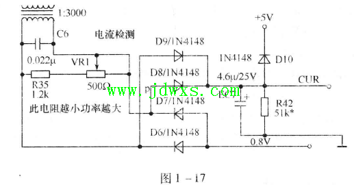 尚朋堂SR-1605A系列电磁炉，功率调不大、功率间断