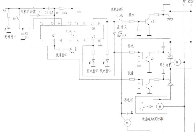 二手全自动洗衣机的改装修复