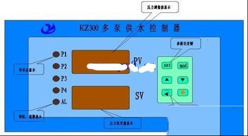 恒压供水变频器接线端子的电路原理图