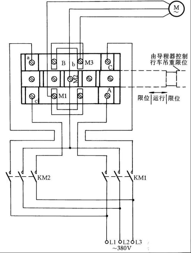 一种限位器的接线方法