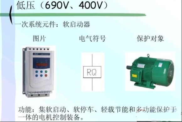 软启动器图片及电气符号说明