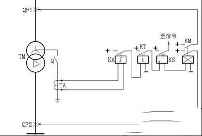 变压器零序电流保护的接线图与原理分析