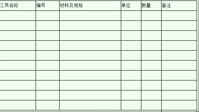 带电作业分项工具卡的填写内容