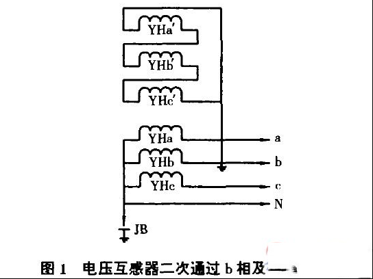 五柱式三相电压互感器接地方式与工作原理
