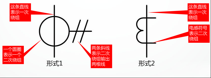 电流互感器电气符号图的表述方法