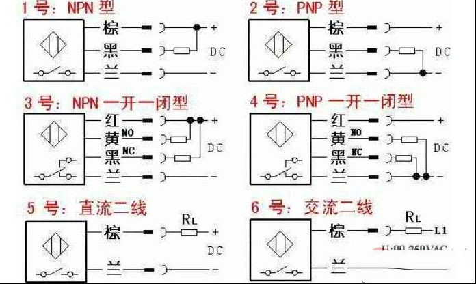接近开关的接线方法图解