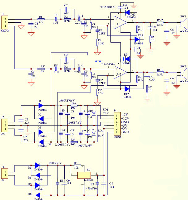 万利达M20迷你功放★_图纸
