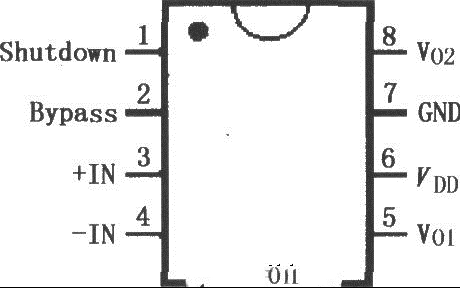 LM4818单片电桥功放★_