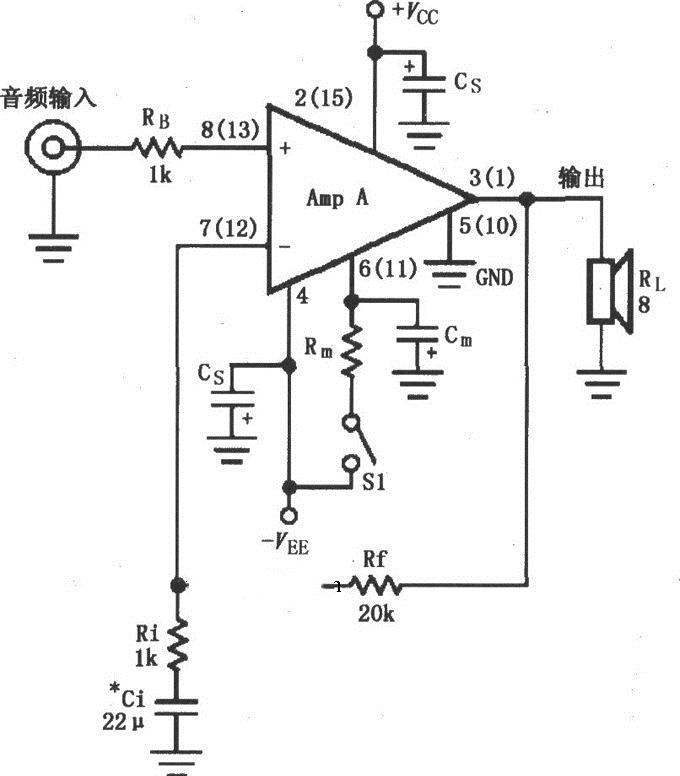 LM4766的双电源功放★_电路