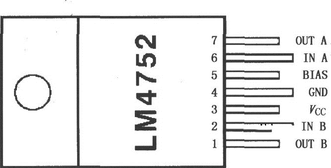 11W立体声功放★_LM4752