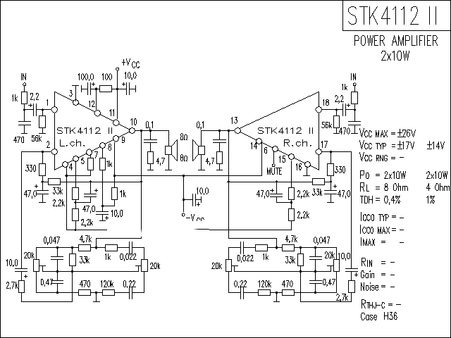 STK4112-2功放★_电路