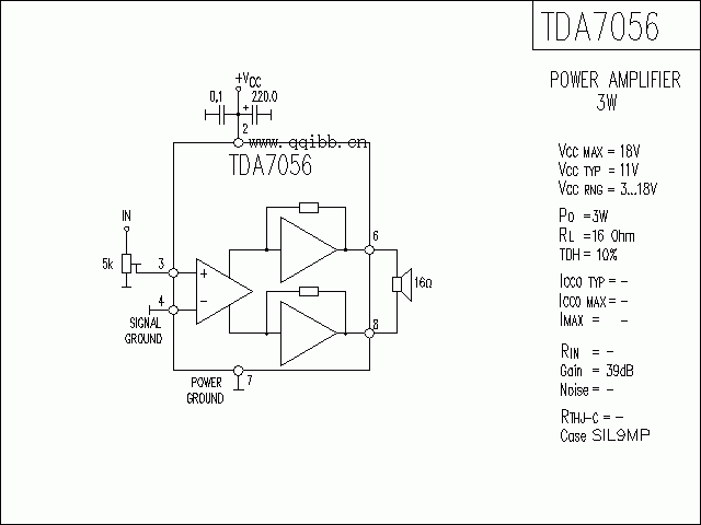 TDA7056A功放★_电路