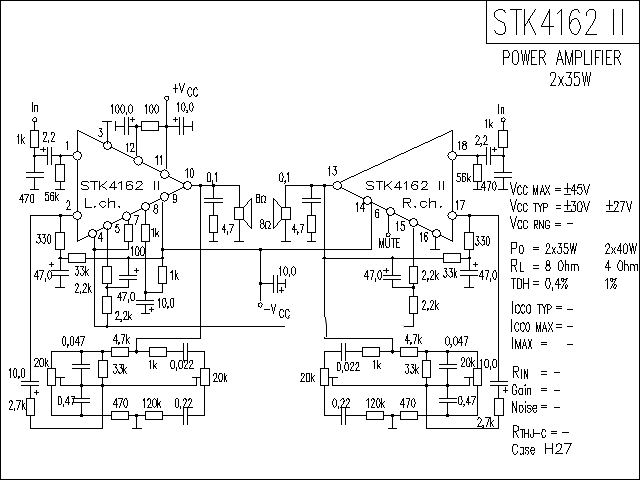 STK4162-2功放★_电路