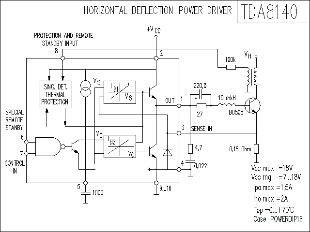 TDA8140功放★_电路