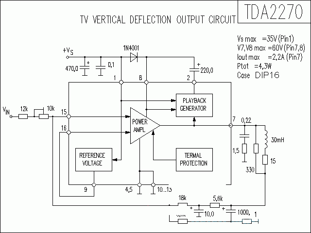TDA2270功放★_电路
