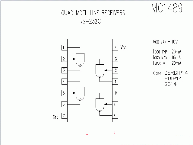 TDA1489功放★_电路
