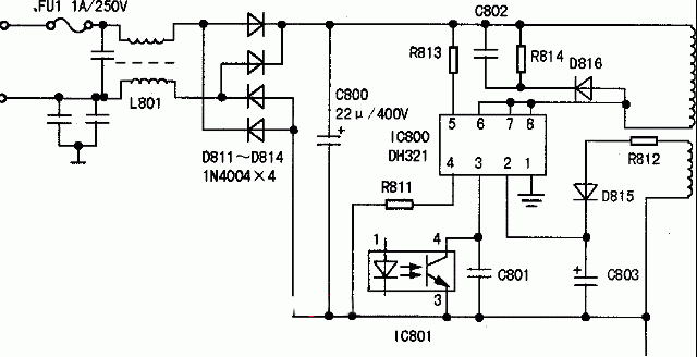万利达DVD-809读碟即关机，最后发展至开机无电源