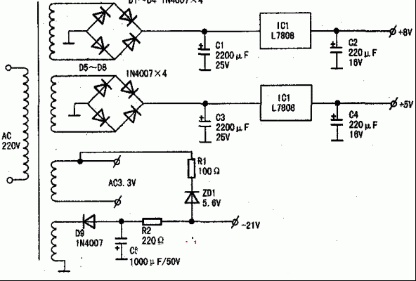 科尔KE-303超级VCD开机全无，按各按键均无反应