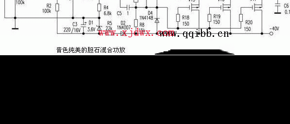 TA-292C胆石混合后级功放★_图纸