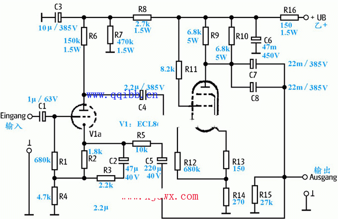 胆管大功率的功放★_图纸