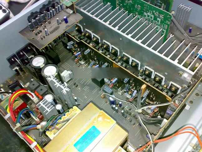 维修DENON天龙功放维修AVR-1604 同轴无声的艰难故障