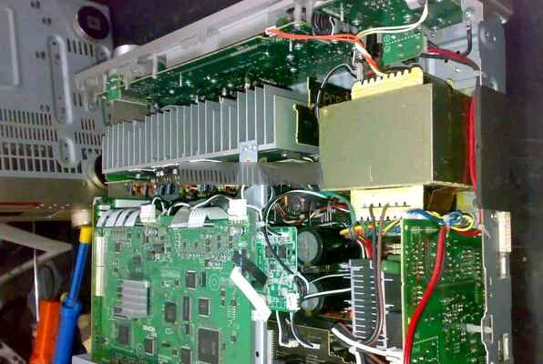 分享维修 AVC-2310天龙次世代 功放维修 不出声