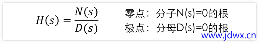 电路中的零极点如何能直接看出来呢？