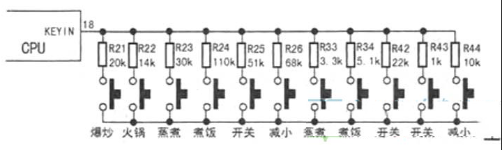 乐邦牌C20B微电脑电磁炉控制功能紊乱的维修