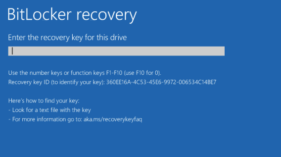 BitLocker恢复数据